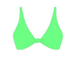 Electro Green Twist Top