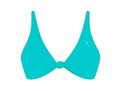 Cyan Twist Top