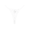 White Trim Lace Thong -Boutine La Underwear2BottomLaceWhite 02