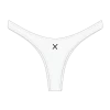 Venice White Chic 80's Bottoms -Boutine La Venice White 80s Back