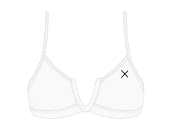 Venice White V-Cut Top