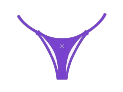 Violet Purple Minimal Bottoms