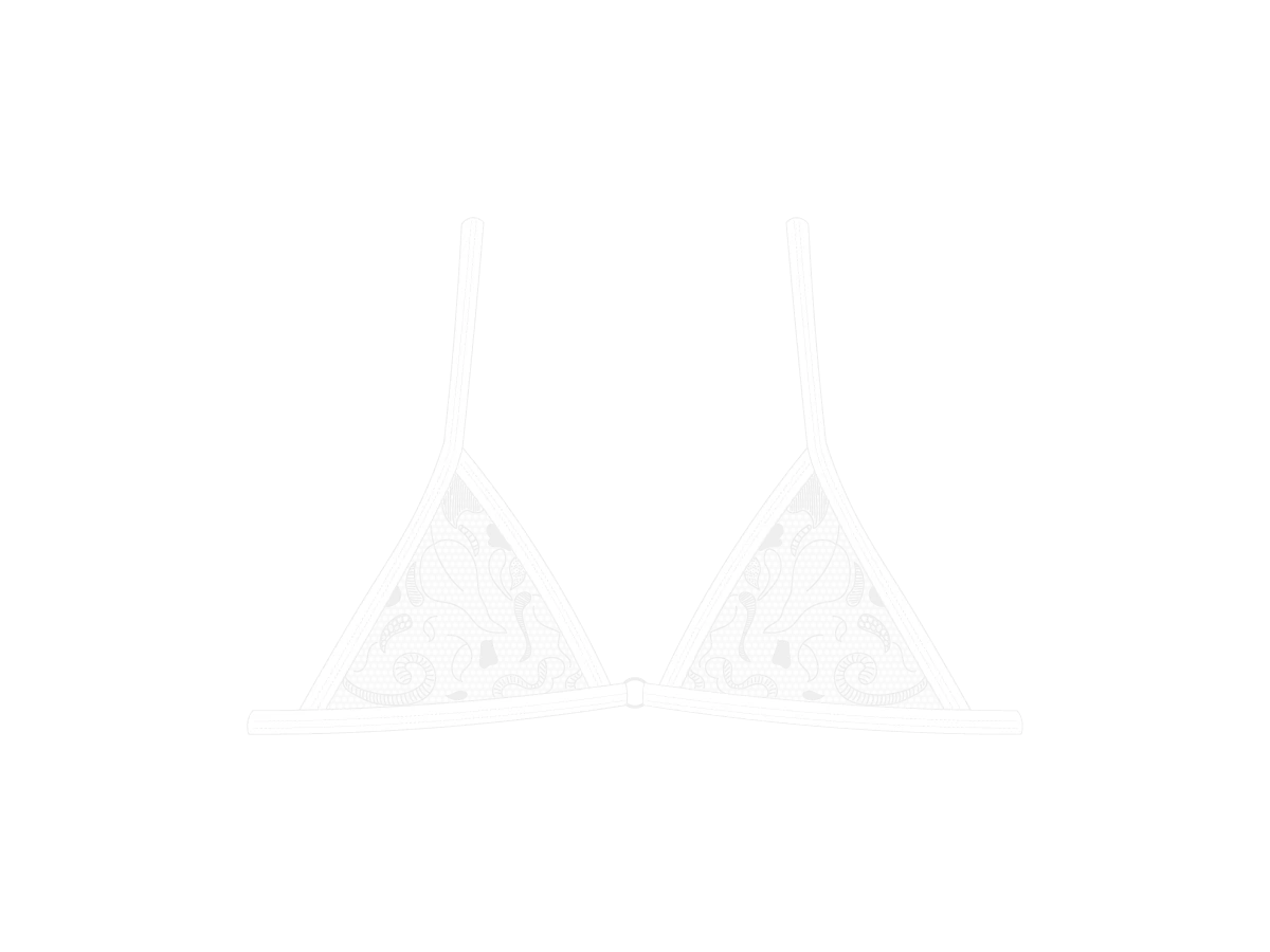 Venice White Minimal Lace Bralette 3 Venice White Minimal Lace Bralette
