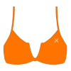 Wild Orange V-Cut Top -Boutine La WildOrangeV cutF