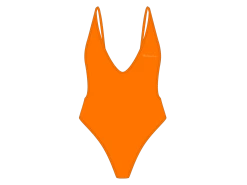 Wild Orange Retro One-Piece II