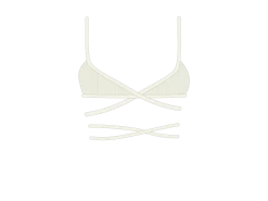 OFF-White Wrap Bralette Top