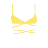 Yellow Wrap Bralette Top -Boutine La WrapBraletteTop Yellow 01