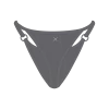 Heather Grey Wrap Thong Bottoms -Boutine La Wrap Panty HeatherGrey 02