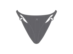 Heather Grey Wrap Thong Bottoms