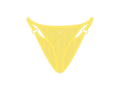 Yellow Wrap Thong Bottoms