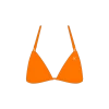 Wild Orange Double String Top -Boutine La doubleStringTop wildorange front