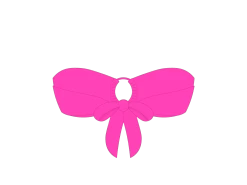 Hot Pink Hoop Top -Boutine La hotpinkhooptopB