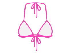 Hot Pink Bikini Top II -Boutine La image 71358544 1178 42f0 b35f 6463620746f0