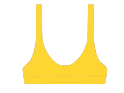 Lily Yellow Yogi Top -Boutine La lilySyogiBack