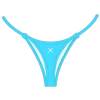 Baby Blue Minimal Bottoms -Boutine La maya minimalB