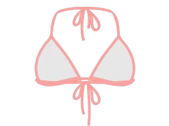 Peach Bikini Top II -Boutine La peachBikiniTopB