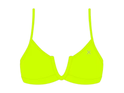Sour Yellow V-Cut Top