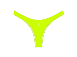 Sour Yellow Chic 80's Bottoms -Boutine La souryellow80s ColorsBack