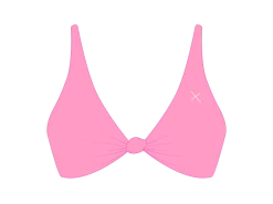 Taffy Pink Twist Top